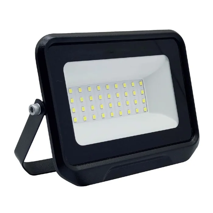 זרקור מלבני שחור מוגן מים - 50W