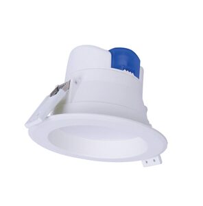 גוף תאורה לד שקוע עגול לבן, 5 יח' - 17W 6000K