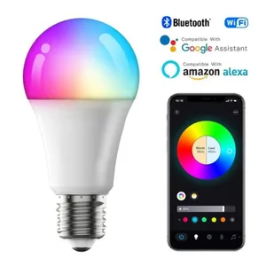 נורת לד LED צבעונית חכמה + CCT. שליטה דרך אפליקציה - 10 ואט