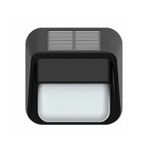 גוף תאורה צמוד קיר סולארי אור לבן חם / צבעוני