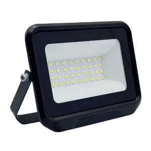 זרקור מלבני שחור מוגן מים - 50W