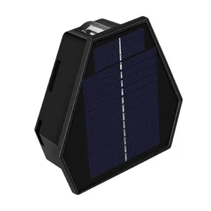 מנורת קיר אפ דאון סולארי מוגן מים - 3 לדים