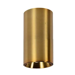 צילנדר צמוד תקרה גוון ברונזה